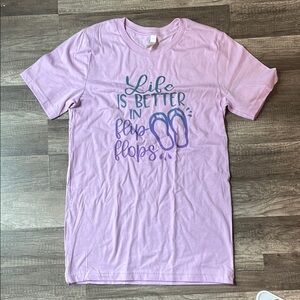 Bella Canvas Light Purple Graphic Tee